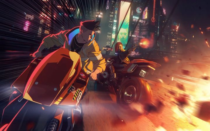 【IGN】《赛博朋克2077》×《赛博浪客》先导预告截图