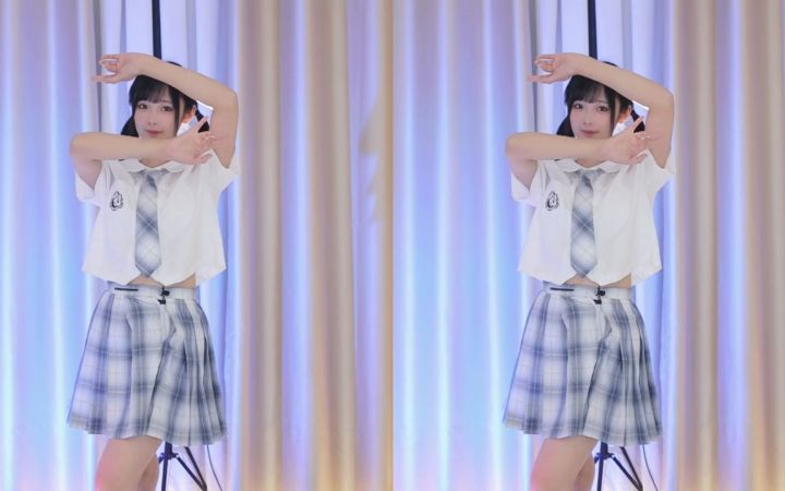 【鱼子酱】《1》JK制服套装 直播跳舞录屏截图
