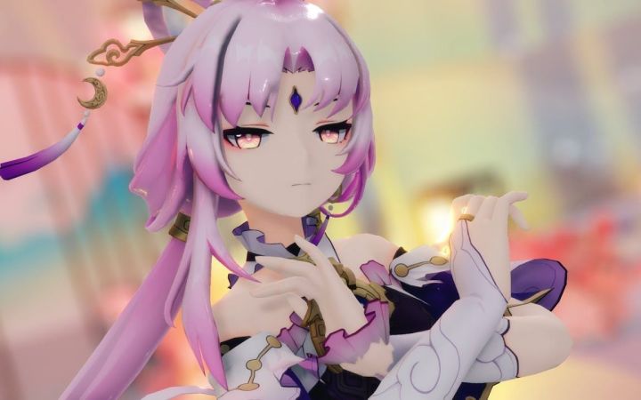 【崩铁MMD】千灯愿【符玄】【搬运】截图