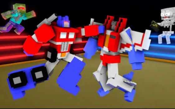 怪物学院第1781集丨Robot Transfermets Toys Real Steel丨我的世界动画截图