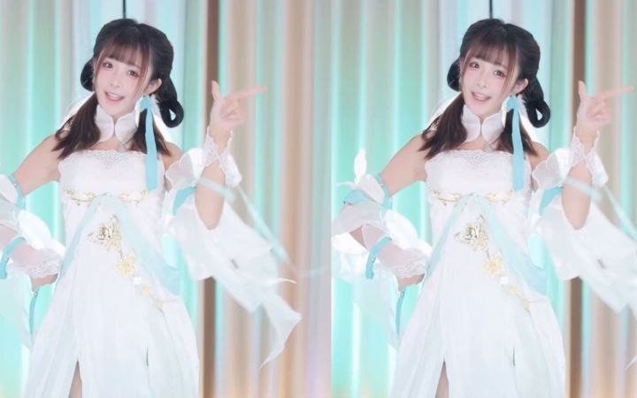 【鱼子酱】《What is Love?》古风汉服套装 直播跳舞录屏截图