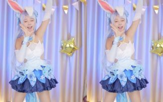 【鱼子酱】《more jump more》公孙离花间舞限定 直播跳舞录屏