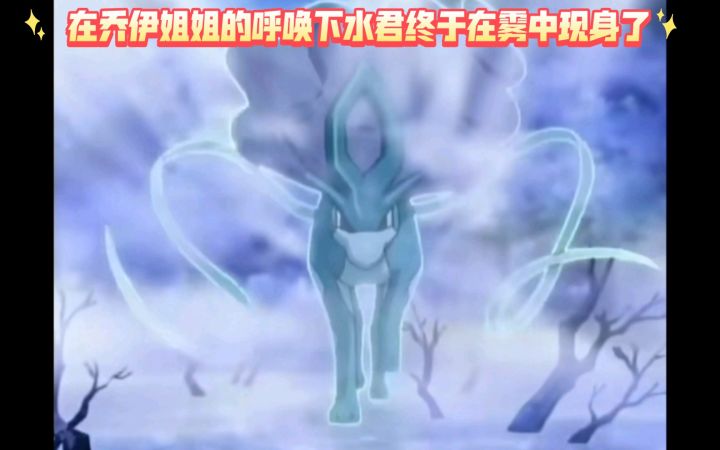 精灵宝可梦 在乔伊姐姐的呼唤下水君终于在雾中现身了截图