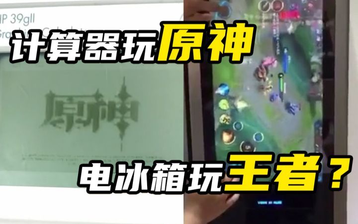 计算器玩原神,验孕棒玩老滚,和你玩游戏的队友能有多离谱?截图
