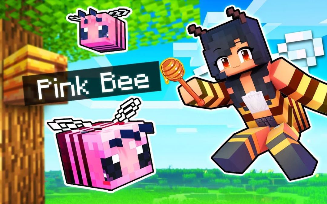 【Aphmau】我的世界|找到粉色的小蜜蜂啦We Found The LOST PINK BEES In Minecraft!截图