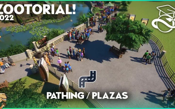 【搬运】动物园之星 Zootorial 2022 #03 - Pathing & Plazas by Rudi Rennkamel截图
