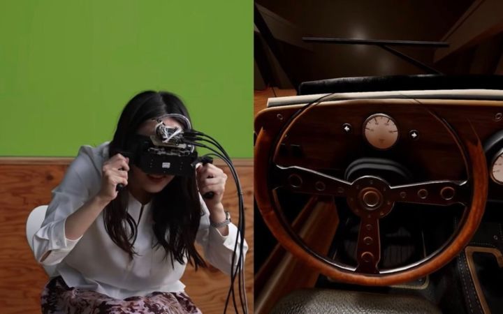 索尼8K VR头显原型机截图
