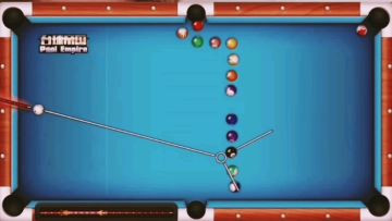 【帝国放映厅】看白球如何弧线穿过一个球的空隙！