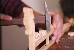 榫卯放映区——宫灯匠人四十七年的坚守