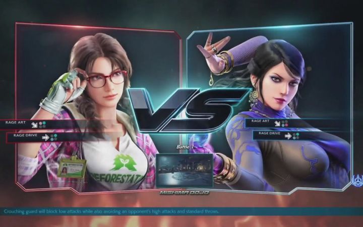 EVO 2022《铁拳7》玩家对战 茱莉亚VS扎菲娜截图
