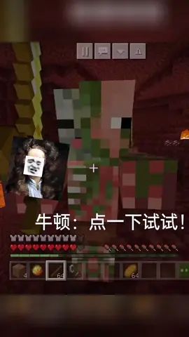 牛顿:这个游戏太好玩了哈#我的世界 #作品推广截图