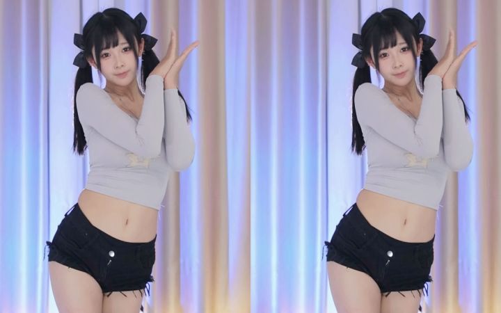 【鱼子酱】《Thumbs Up》常服套装 直播跳舞录屏截图