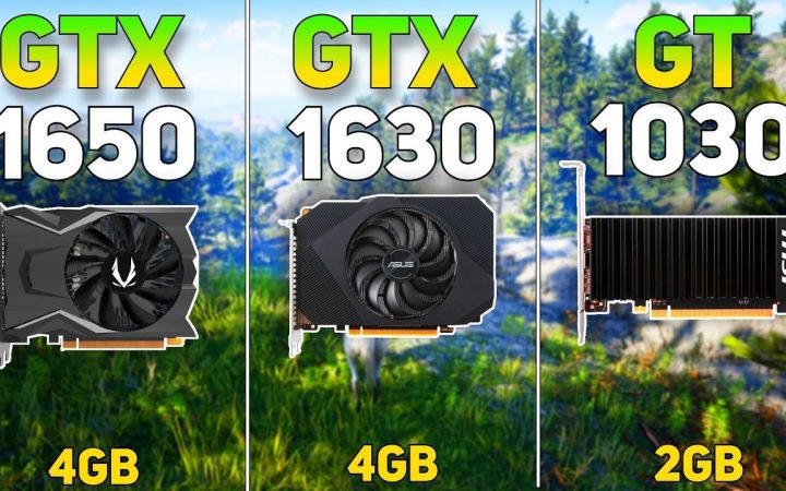 英伟达GTX 1630 vs GTX 1650 vs GTX 1630 游戏测试截图