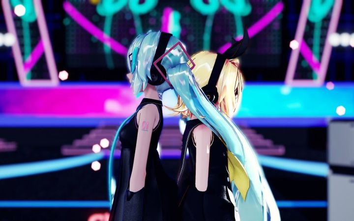 【MMD】愛Dee【Sour初音ミクxSour鏡音リン】【搬运】截图