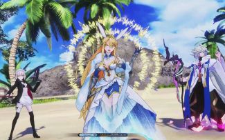 《Fate/Grand Order Arcade》泳装阿尔托莉雅狮子王 (Ruler)实战！