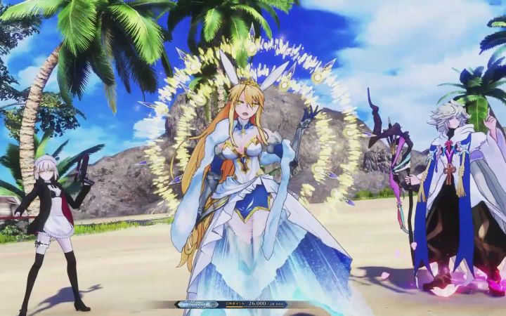 《Fate/Grand Order Arcade》泳装阿尔托莉雅狮子王 (Ruler)实战!截图