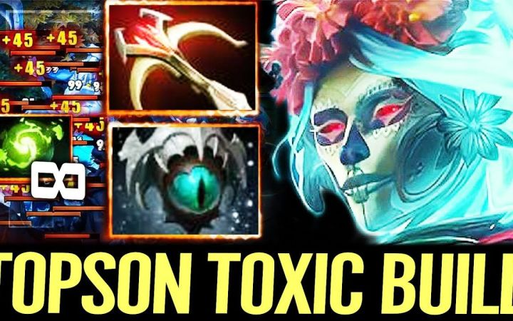 TOPSON中单琼英碧灵,大炮+冰眼VS拉席克【DOTA2】截图