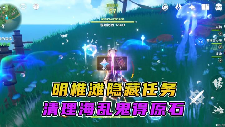 #好游研究所#明椎滩隐藏的地图任务,清理海乱鬼得原石与成就截图