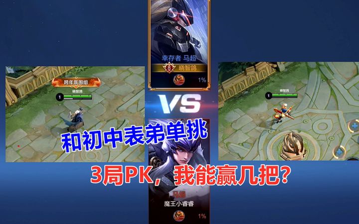 初中表弟约我单挑，3局PK，我能赢几把？截图