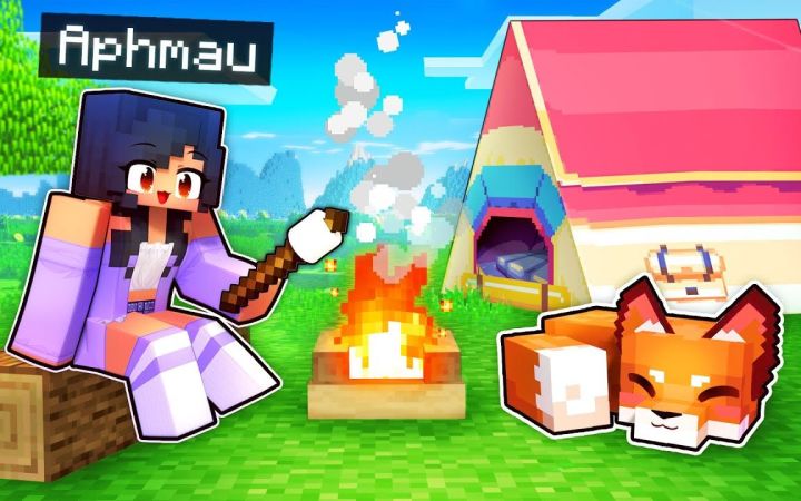 【Aphmau】我的世界|我的第一次露营之旅My First Time CAMPING In Minecraft!截图