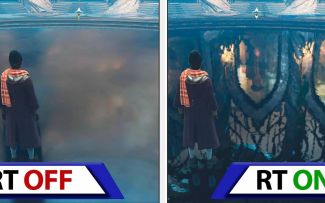 【4K】《霍格沃茨之遗》光追开关对比：镜子终于能看到人了