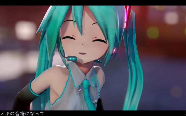 【MMD】化成心跳的音符【Appearance 初音ミク】【搬运】截图