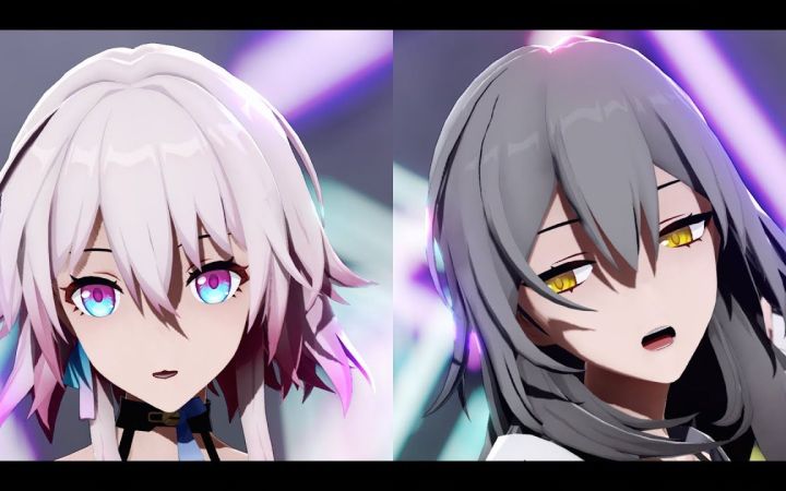 【崩铁MMD】爽快奪回Sunlight【三月七&星】【搬运】截图
