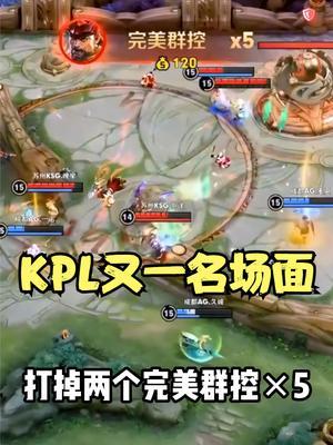KPL又一名场面! #KSG晋级季后赛及世冠 #KPL #廉颇截图
