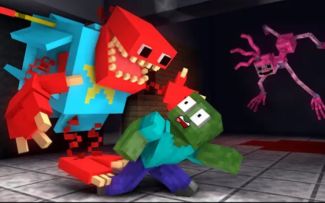 MC怪物学院动画丨Project Playtime Boxy boo Horror Challenge丨我的世界动画