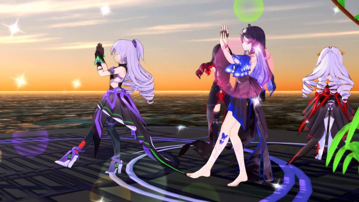【崩坏三mmd】桃花笑希儿x板鸭截图