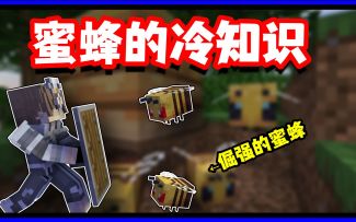 我的世界冷知识：这么执着的蜜蜂你们见过吗