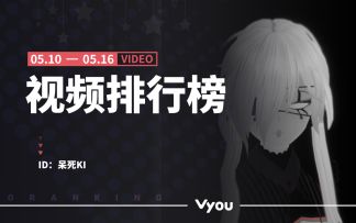 Vyou微你周刊排行榜·视频榜（5.10-5.16）