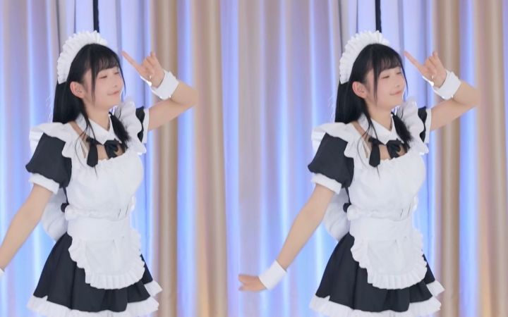 【鱼子酱】《さようなら、花泥棒さん》女仆套装 直播跳舞录屏截图