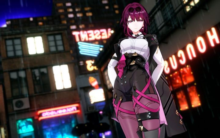 【崩铁MMD】Queencard(固定镜头)【卡芙卡】【搬运】截图