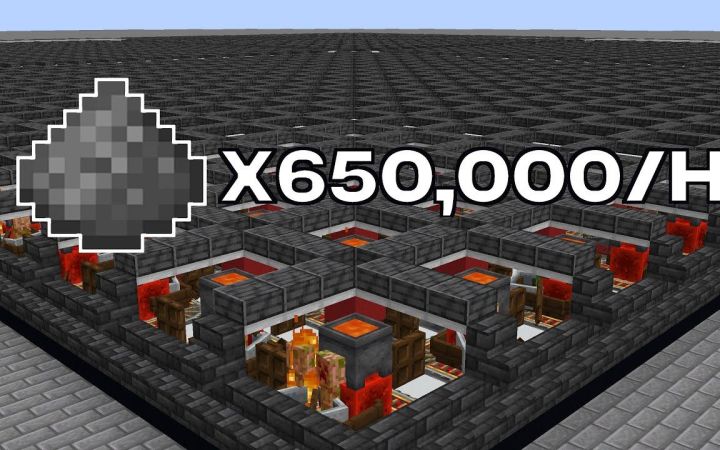 【MC】高速单维度苦力怕农场（650,000火药/h）【ilmango】截图