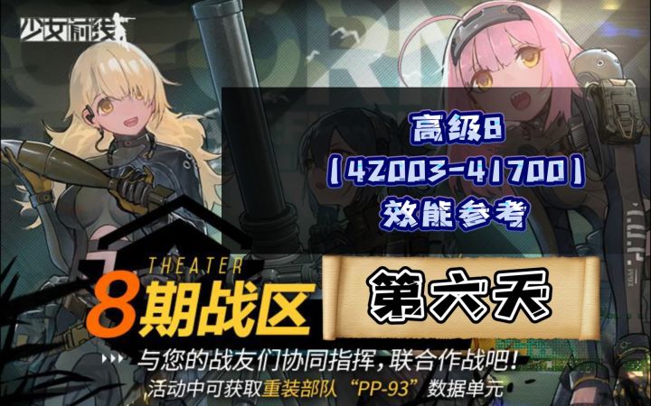 《少女前线》第八期战区 高级8 两次(42003-41700)效能参考(4.19)截图