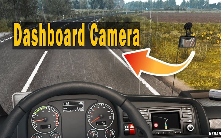 欧卡2mod_仪表台相机模组|ETS2 Mods v1.44 | Dashboard Camera Mod | ETS2 Mods截图