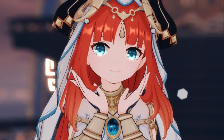 【原神MMD】大喜【妮露】【搬运】截图