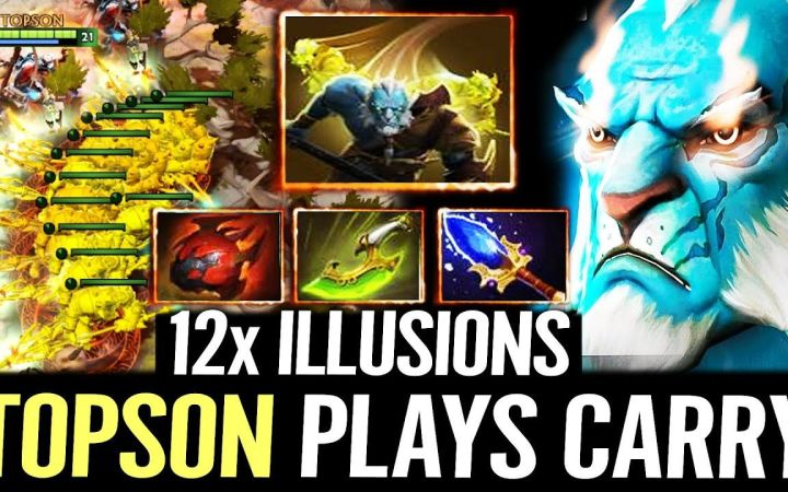TOPSON幻影长矛手，迅疾闪光+深渊之刃VS卓尔游侠【DOTA2】截图