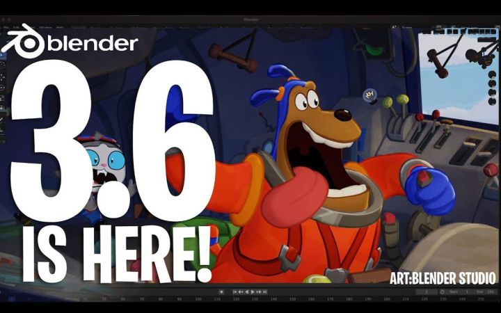 Blender 3.6终于来了 | 隐藏的更新和功能截图