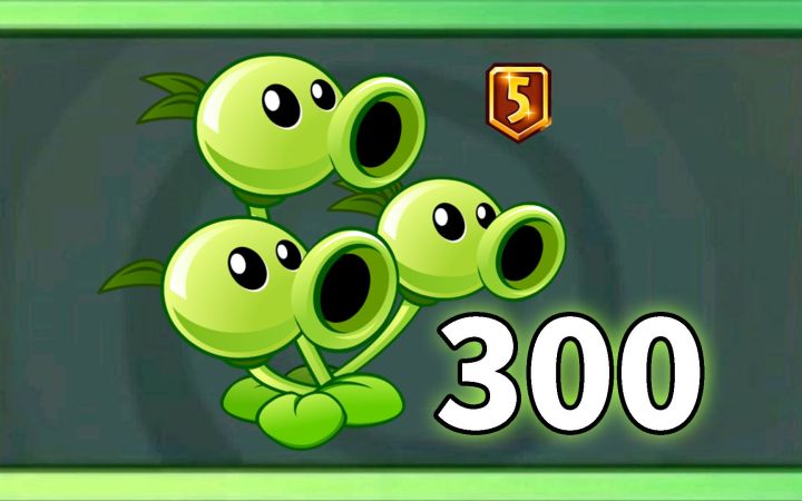 Pvz2植物测评 5阶的三重射手非常厉害！截图