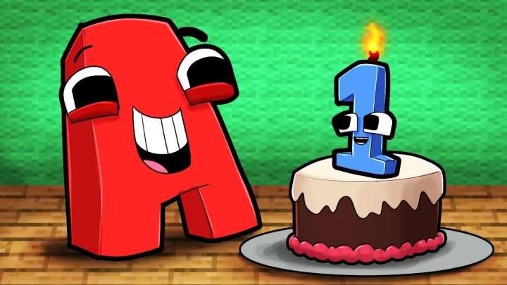 婴儿字母传说 1 岁生日! (我的世界)截图