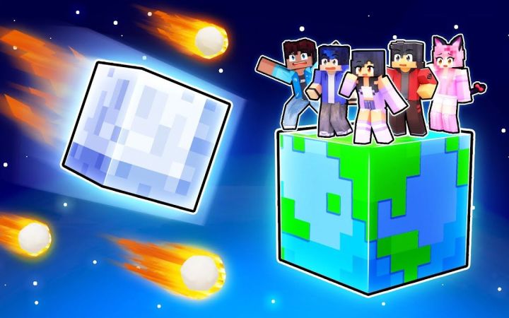 【Aphmau】我的世界|月球陨落Minecraft But The MOON Falls Down To EARTH!截图