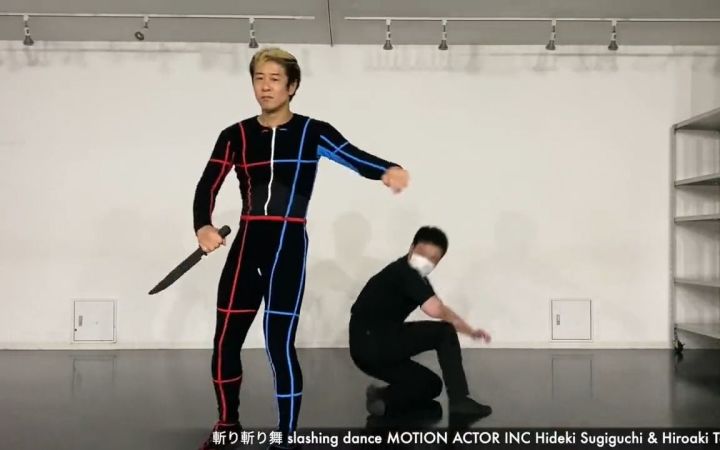 动捕演员的匕首杀敌表演截图