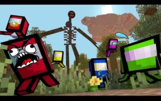 怪物学院1349集丨siren Head vs Among us我们之间-我的世界动画