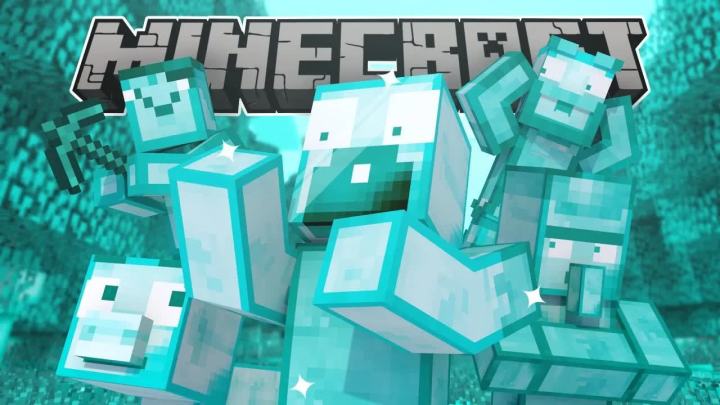 如果一切都变成钻石(Minecraft动画)截图