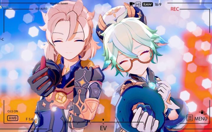 【原神MMD】Sparkle (Animelo Summer Live 2022 -Sparkle-)【阿贝多&砂糖】【搬运】截图