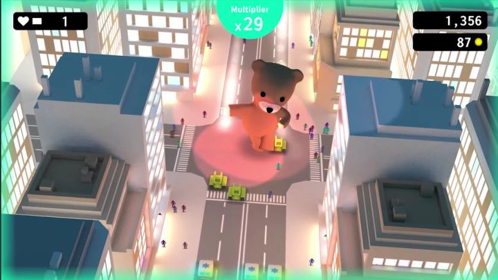 巨大小熊破坏街道!音乐游戏《Giant Dancing Plushies》iOS美区上线截图