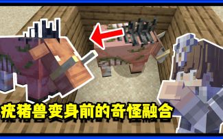 我的世界冷知识：疣变身前会有奇怪的融合？涨知识了