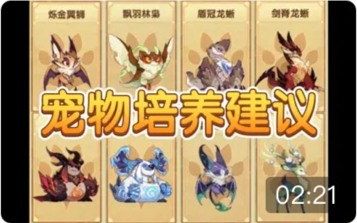 【逆崆】《剑与远征》宠物培养建议截图